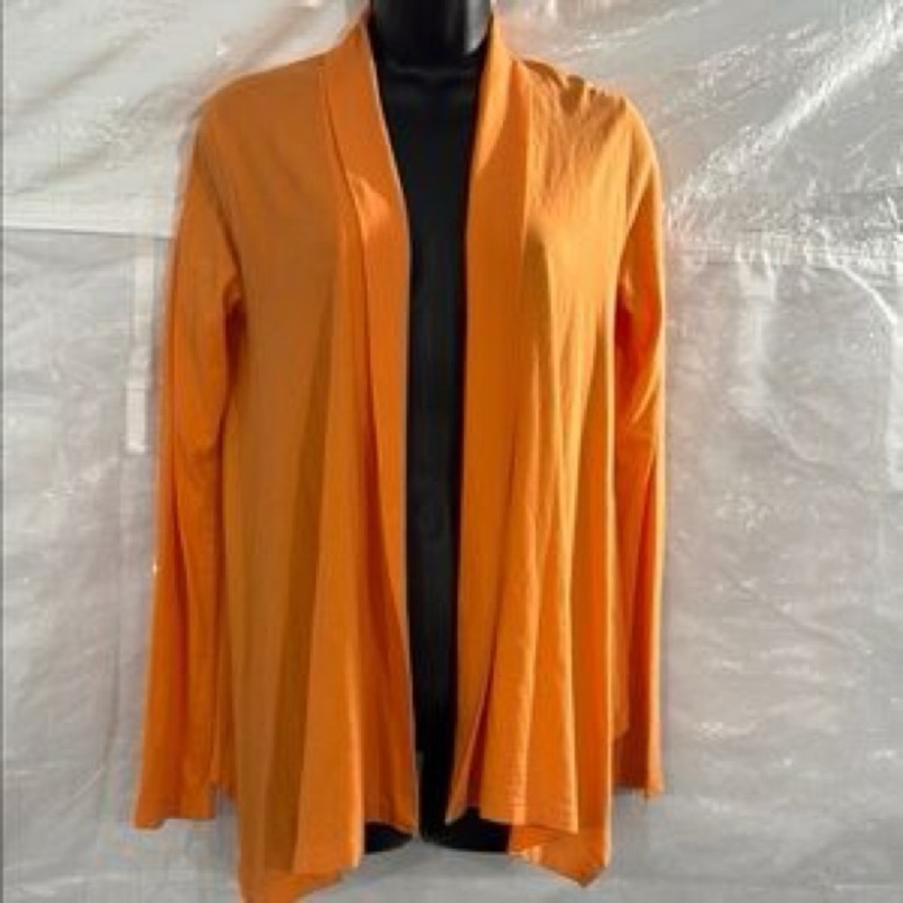 Lilly Pulitzer Bright Orange Open-Front Tunic A0434